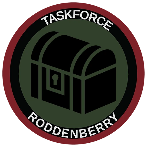 Odznak finančního týmu Task Force Roddenberry
