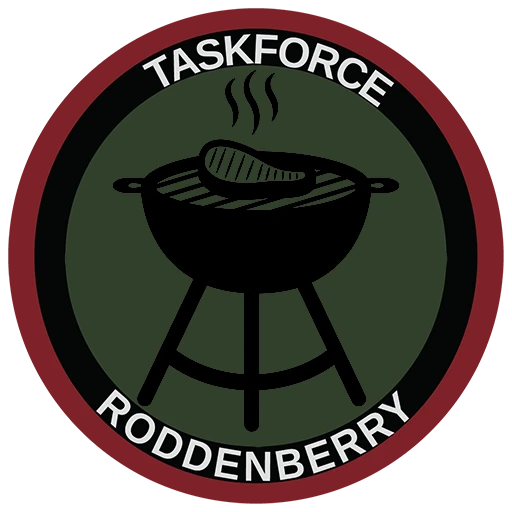 Odznak týmu grilovaček a akcí Task Force Roddenberry