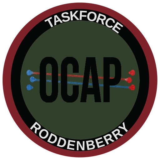 Odznak OCAP týmu Task Force Roddenberry